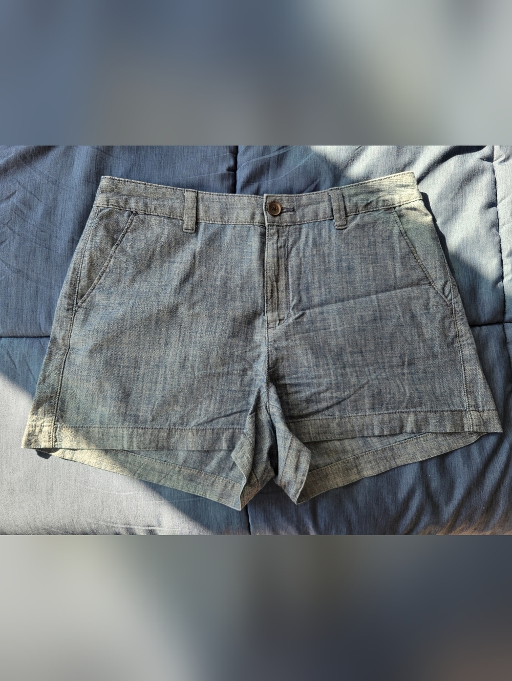 a new day Blue Chambray Women's Shorts